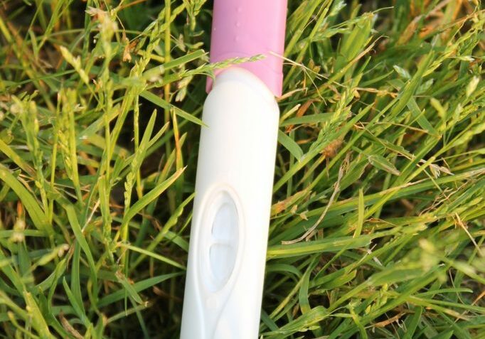Un test de grossesse uinaire